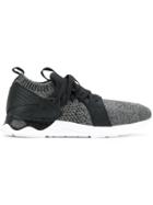 Asics Knitted Lace-up Sneakers - Grey