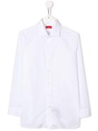 Isaia Kids Teen Classic Formal Shirt - White
