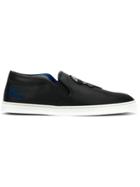 Fendi Karlito Slip-on Sneakers - Black