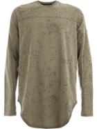 Julius Distressed Long-sleeve Top - Green