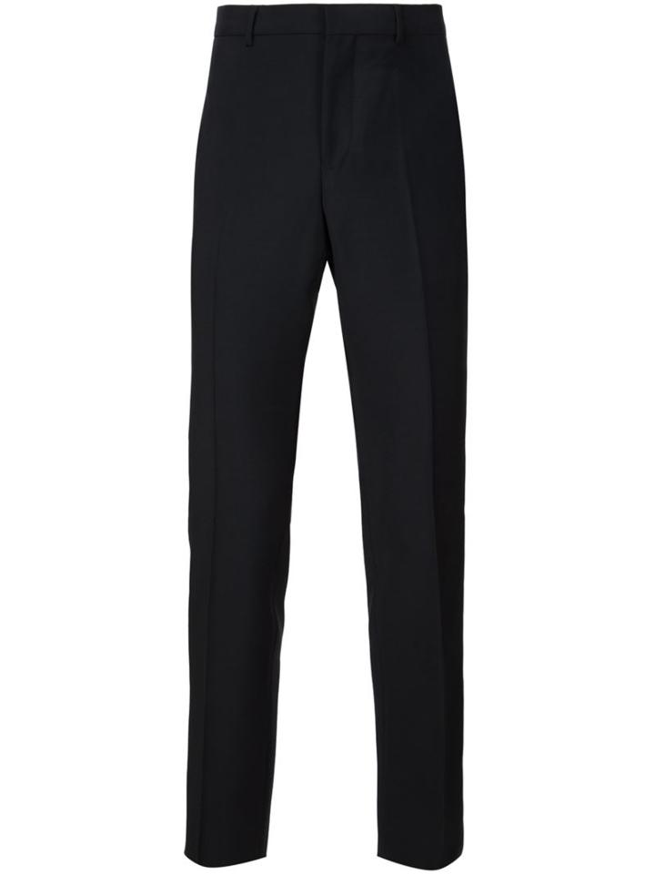 Givenchy Chain Trim Trousers, Men's, Size: 52, Black, Mohair/wool