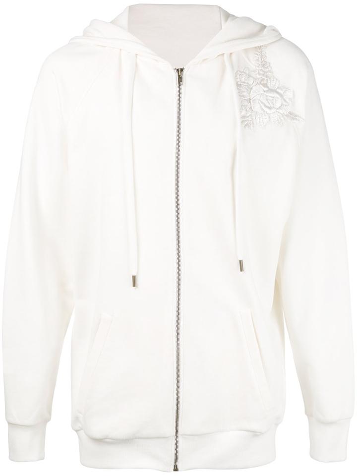 Amen - Zipped Hoodie - Men - Cotton - 52, White, Cotton