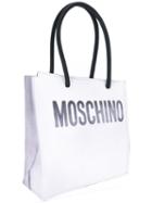 Moschino - Shopper Illusion Clutch Bag - Women - Leather - One Size, White, Leather