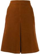 A.p.c. Coco A-line Skirt - Brown