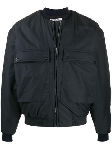 Katharine Hamnett London Oversized Bomber Jacket - Blue