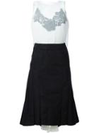 Sacai High Low Hem Dress