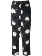Diesel - Bow Detail Pjama Trousers - Women - Viscose - 27, Women's, Green, Viscose