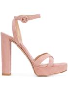 Gianvito Rossi Poppy Platform Sandals - Pink