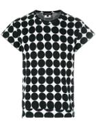Comme Des Garçons Pre-owned Dots Print T-shirt - Black