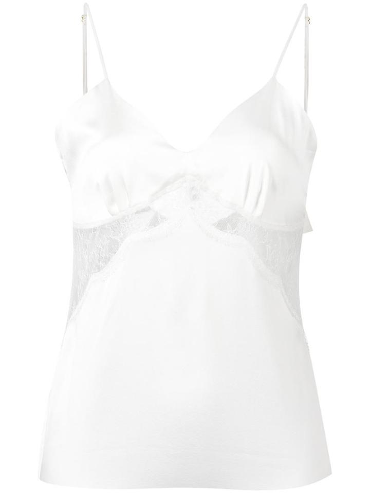Gilda & Pearl 'gilda Camisole' Top, Women's, Size: Large, White, Silk/nylon/spandex/elastane/rayon
