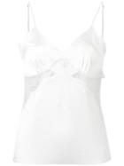 Gilda & Pearl 'gilda Camisole' Top, Women's, Size: Large, White, Silk/nylon/spandex/elastane/rayon