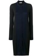 Cashmere In Love Natya Two-tone Sweater Dress - Black