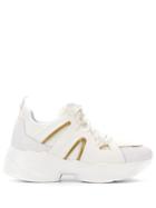 Liu Jo Chunky Sole Panelled Sneakers - White