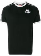 Kappa Contrast Logo Print T-shirt - Black
