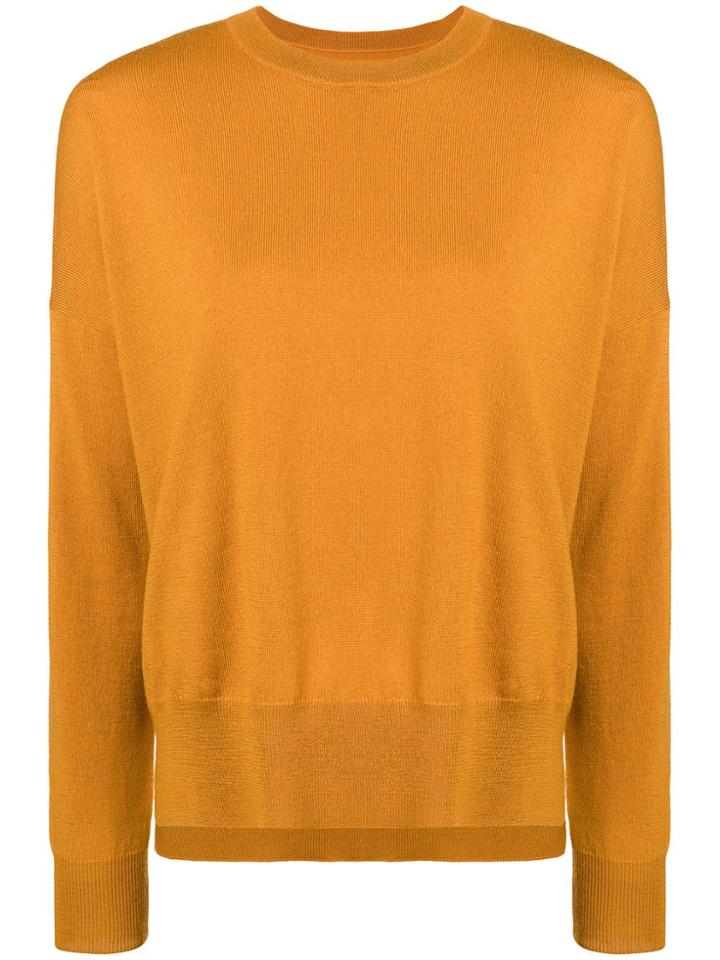 Mm6 Maison Margiela Crew Neck Sweater - Brown