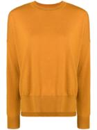 Mm6 Maison Margiela Crew Neck Sweater - Brown