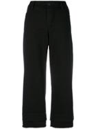Lost & Found Rooms Cropped Palazzo Pants - Black