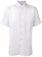 Loro Piana Short Sleeve Shirt, Men's, Size: Xxl, White, Linen/flax