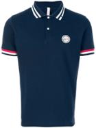 Sun 68 Logo Patch Polo Shirt - Blue