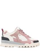 Fila Trailstep Contrasting Panel Sneakers - Pink