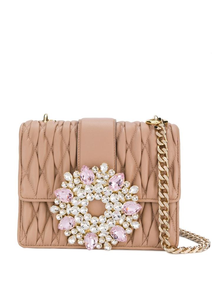 Gedebe Gio Embellished Tote - Pink