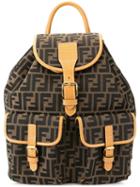 Fendi Pre-owned Zucca Pattern Backpack - Brown