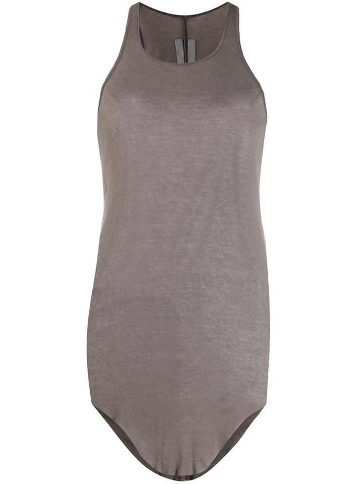 Rick Owens Larry Semi-sheer Vest - Grey