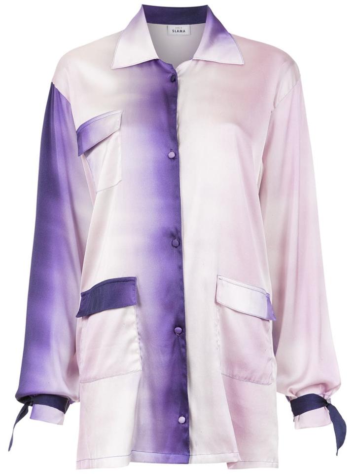 Amir Slama Silk Shirt - Pink