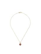 Foundrae 18kt Yellow Gold Diamond Star Disc Drop Necklace