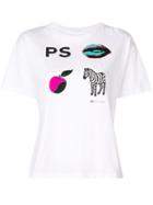 Ps By Paul Smith Printed Zebra T-shirt - White
