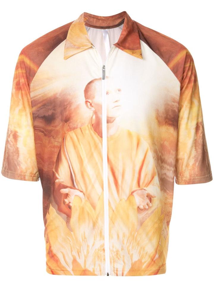 Cottweiler Zipped Shirt Jacket - Yellow