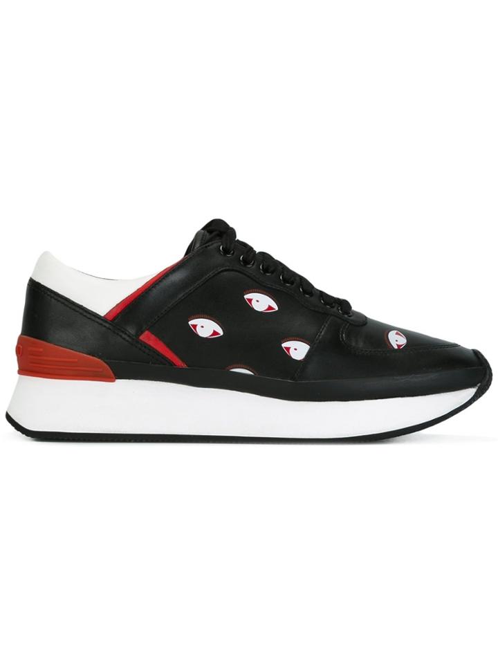 Kenzo 'k-run' Eyes Sneakers - Black