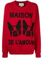 Gucci Maison De L'amour Sweatshirt - Red
