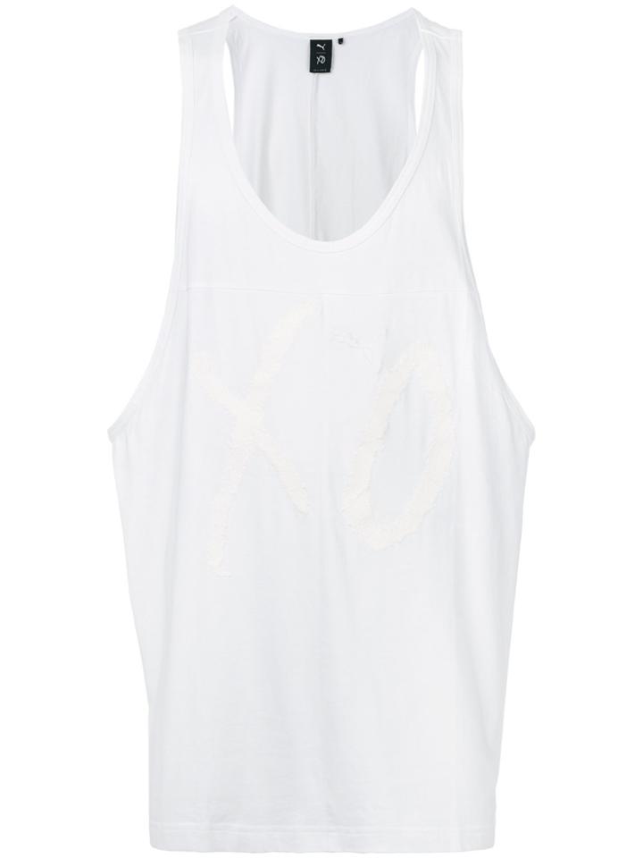 Puma Long-line Vest Top - White