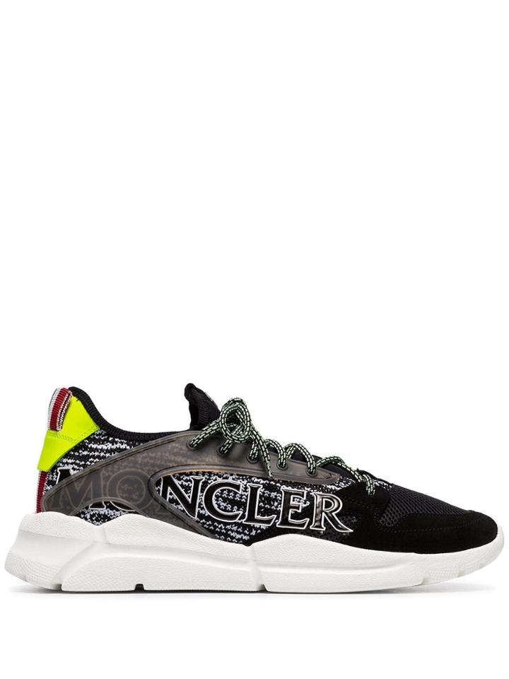 Moncler Logo Sneakers - Black
