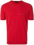 Roberto Collina Knitted T-shirt - Red