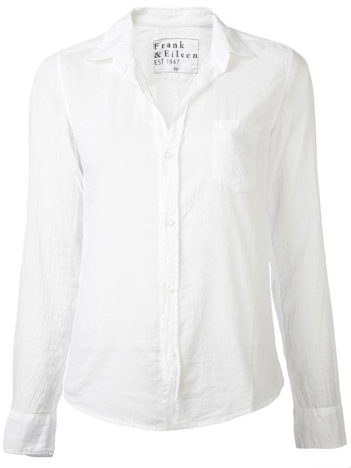 Frank & Eileen - 'barry' Shirt - Women - Cotton - M, White, Cotton