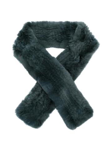 Yves Salomon Enfant Rex Scarf - Grey