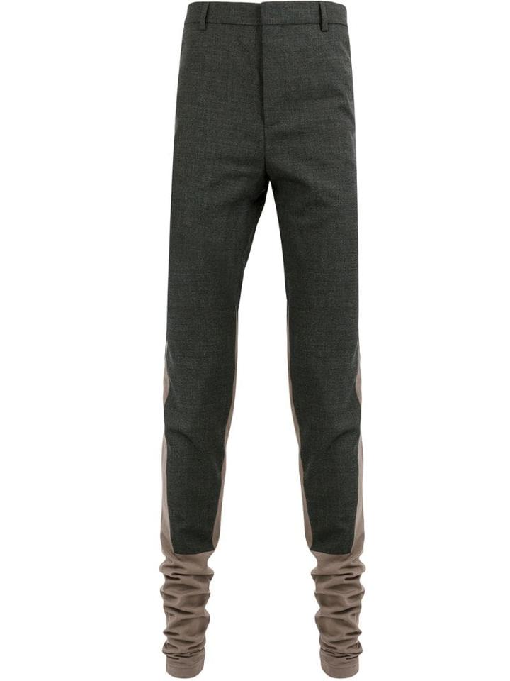 Y/project Colour Contrast Tailored Track Pants - Black