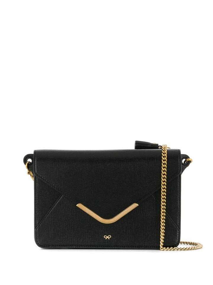 Anya Hindmarch Postbox Chain Wallet - Black