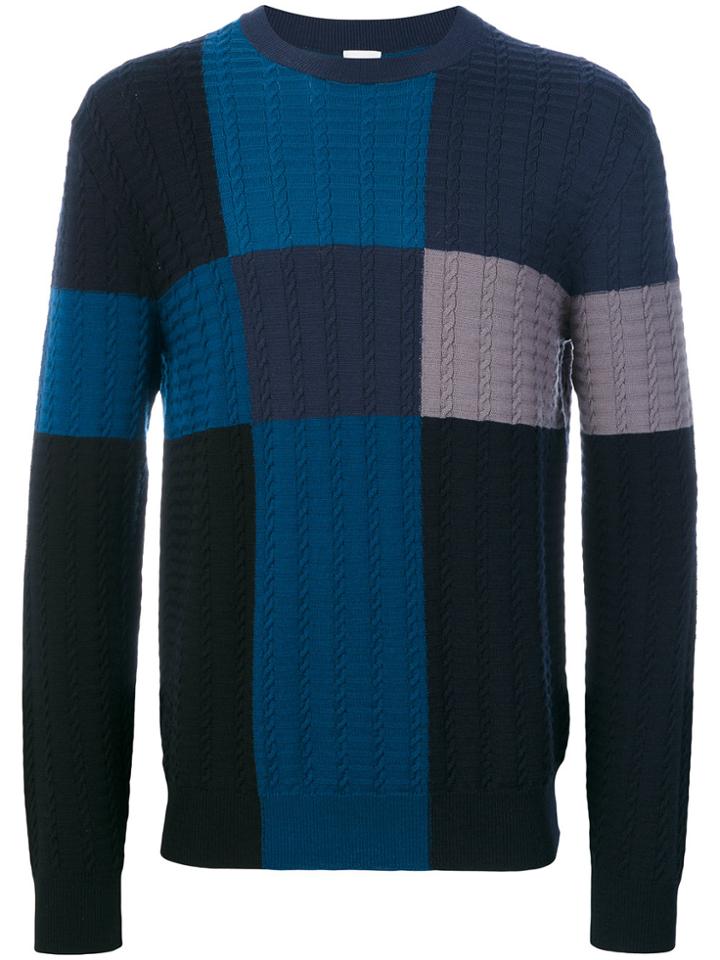 Paul Smith Colour Block Jumper - Blue