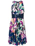 Emilio Pucci Printed Sleeveless Dress - Multicolour