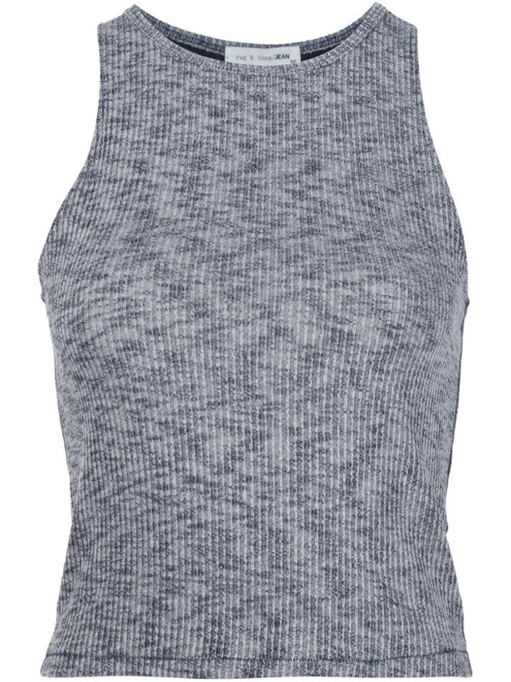 Rag & Bone Ribbed Tank Top - Black