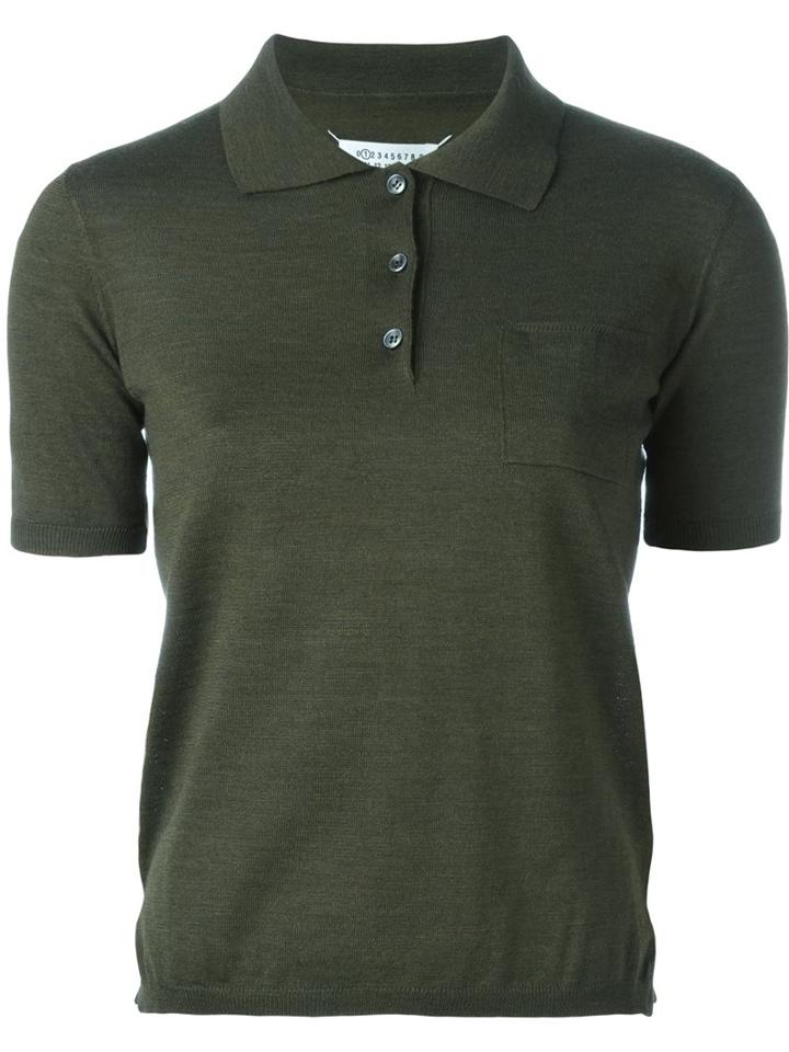 Maison Margiela Short Sleeve Polo Shirt