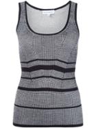 Narciso Rodriguez Knitted Tank Top, Women's, Size: 44, Black, Silk/wool
