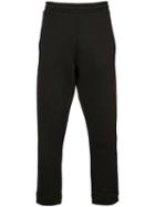 032c - Red Stripe Sweatpants - Men - Cotton/polyester - Xl, Black, Cotton/polyester