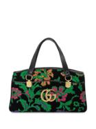 Gucci Large Floral Arli Bag - Green