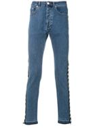 Kappa Kontroll Slim-fit Side Stripe Jeans - Blue