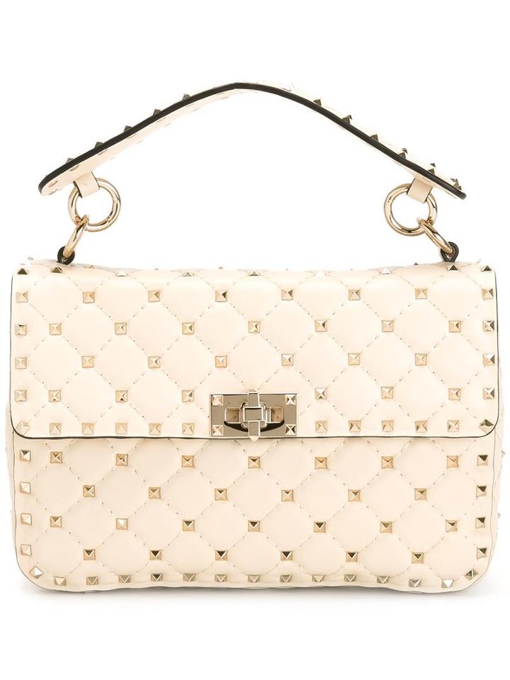 Valentino Valentino Garavani Rockstud Spike Crossbody Bag, Women's, Nude/neutrals, Leather