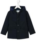Herno Kids Buttoned Coat, Boy's, Size: 8 Yrs, Blue